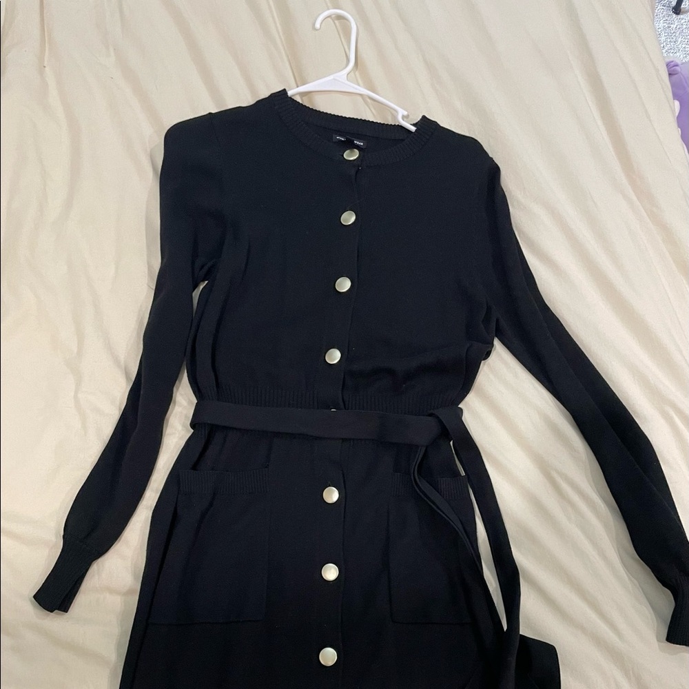 Black maxi dress